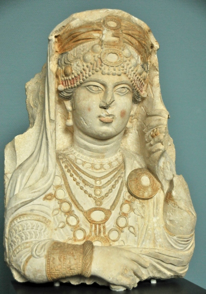 Palmyra, Tombstone of a lady ("the beauty of Palmyra")