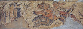 Hunting: mosaic from the Eastern Basilica in Cyrene