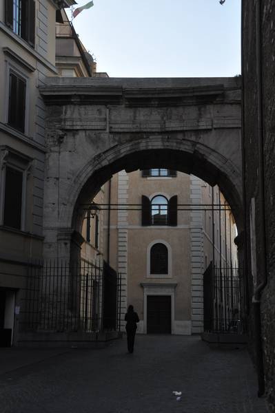 Rome, Arch of Gallienus, from the east