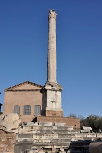 The Column of Phocas on the Roman forum