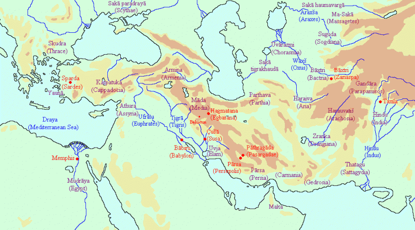 Four Achaemenid Empire Lists - Livius