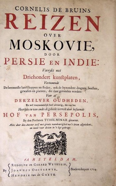 Frontispiece of "Reizen over Moskovië" (second edition)