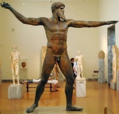 The Zeus of Artemisium. National Archaeological Museum, Athens (Greece)