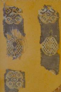 Textile fragments from Zenobia.  Museum of Deir ez-Zor (Syria)