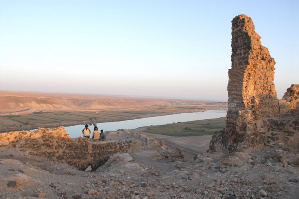 Zenobia, View across the Euphrates from the summit