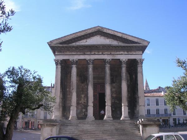 Nemausus, Maison Carrée, from the north