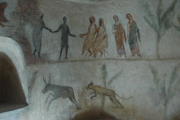 Janzur, Tomb painting, Proserpina and Pluto