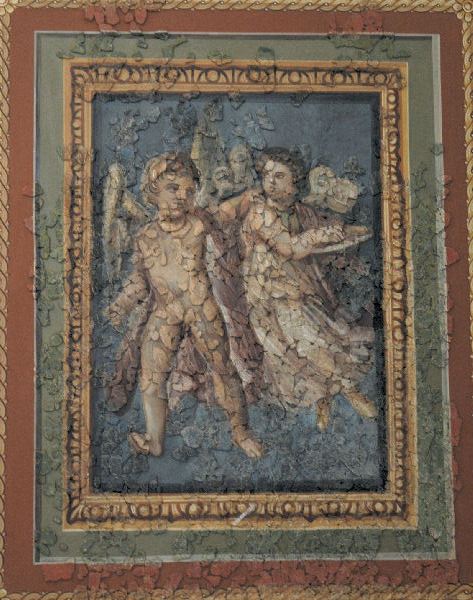 Trier, Fausta's fresco 2D: Dancing erotes
