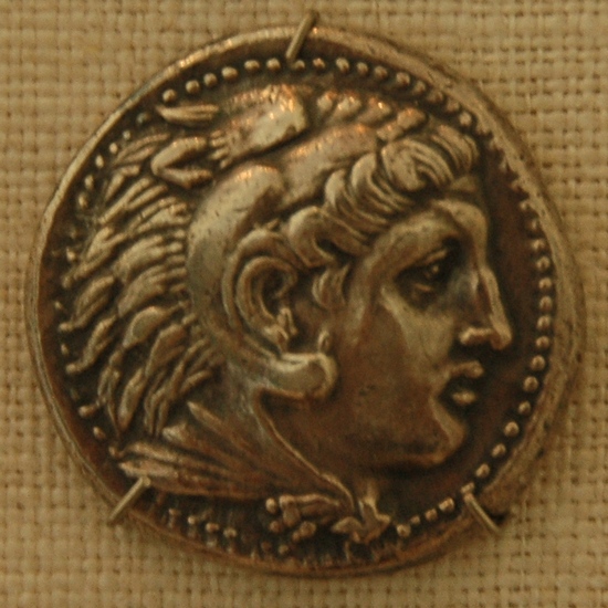Pella, Heracles on a coin