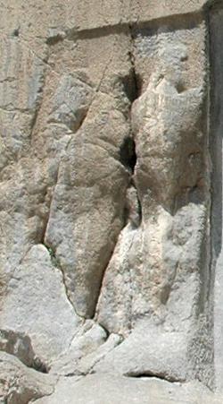Behistun, Parthian relief of Mithadates II