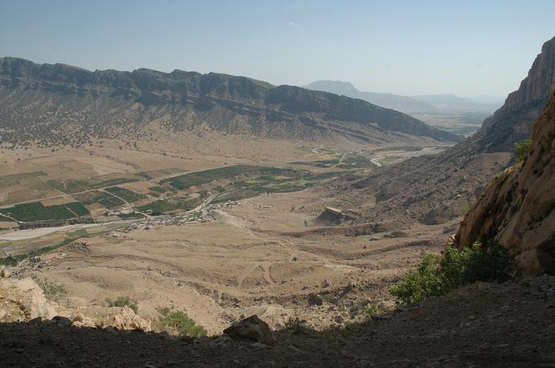 Bishapur, View from the Cave of Shapur
