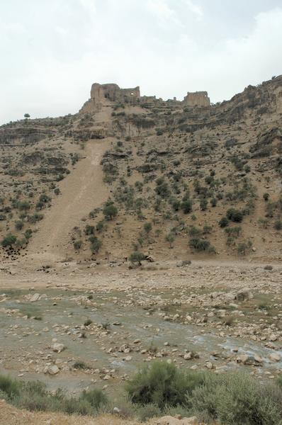 Firuzabad, Qalah-e Dokhtar from the valley (1)