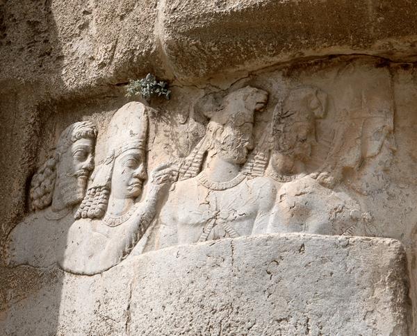 Naqš-e Rustam, 1st Relief of Bahram II, kings