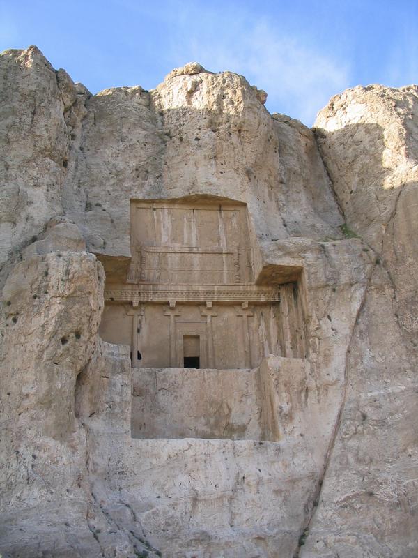 Naqš-e Rustam, Achaemenid Tomb II, General view