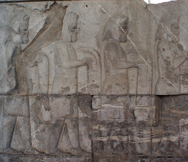 Persepolis, Apadana, East Stairs, Southern part, Medes (1)