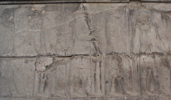 Persepolis, Apadana, East Stairs, Southern part, Arians
