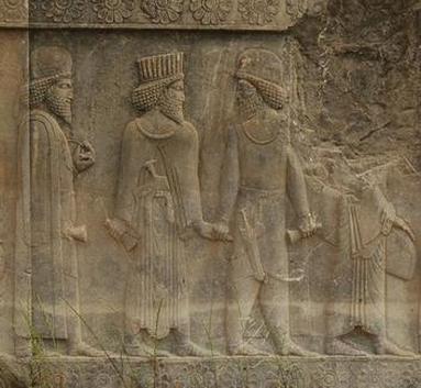 Persepolis, Apadana, North Stairs, Courtiers (4)