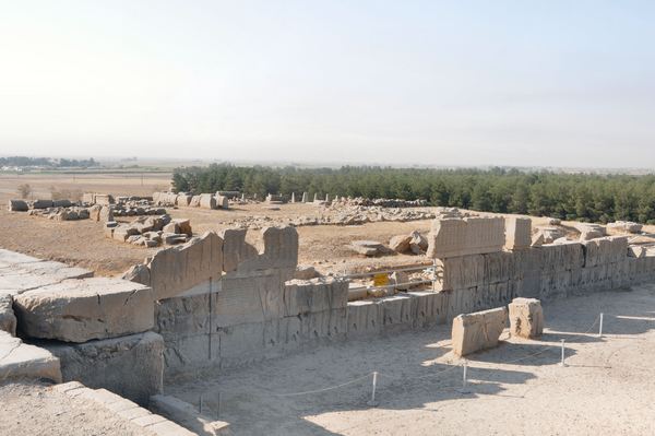 Persepolis, Palace of Artaxerxes, Northern façade
