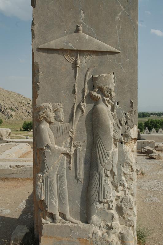 Persepolis, Palace of Xerxes, Damaged of king Xerxes