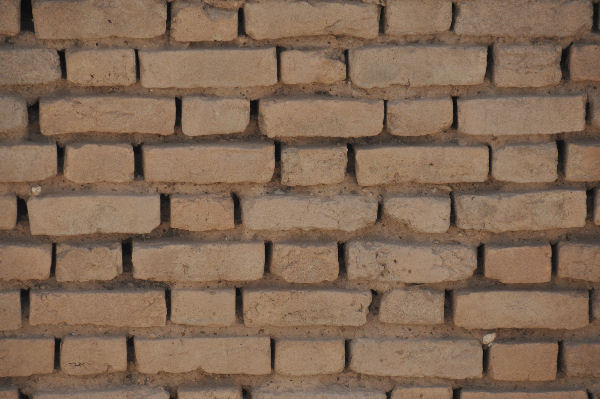 Susa, Bricks of the terrace wall