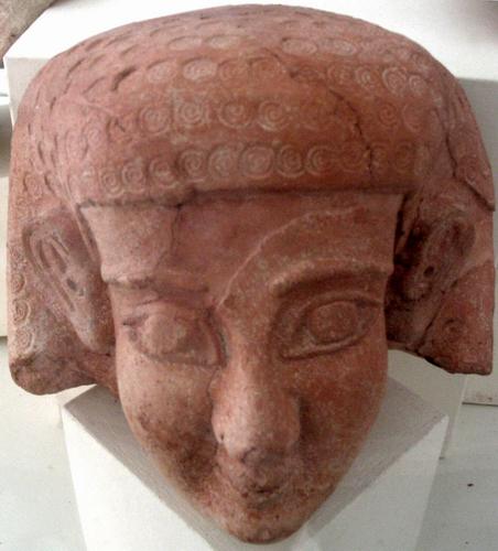 Motya, Greek-Phoenician female mask (1)