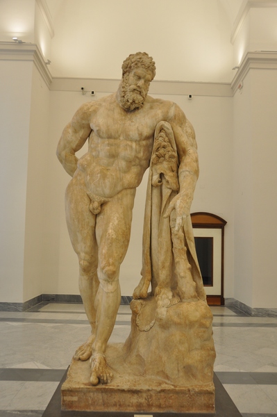 Rome, Baths of Caracalla, the Farnese Hercules