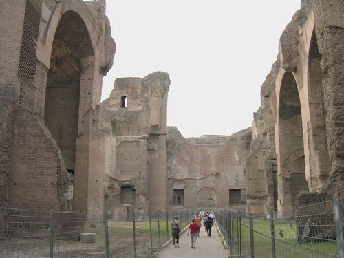 Rome, Baths of Caracalla, Main corridor