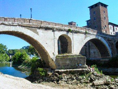 Rome, Bridge of Fabricius, from the north