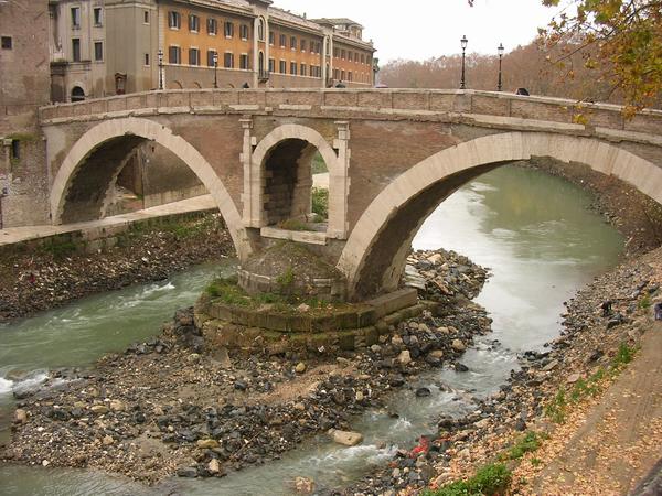 Rome, Bridge of Fabricius, from the east