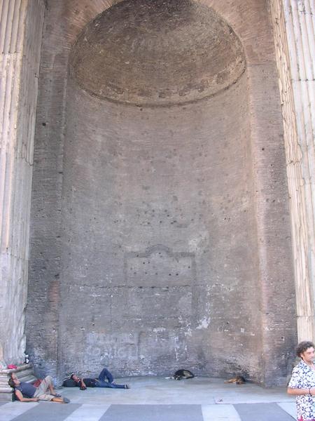 Rome, Pantheon (09), Narthex, Apse