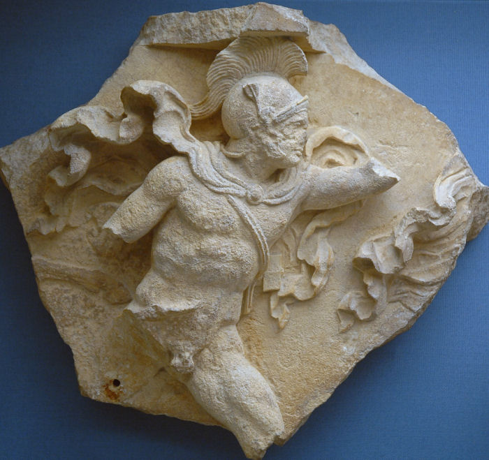 Tarentum, Relief of a warrior