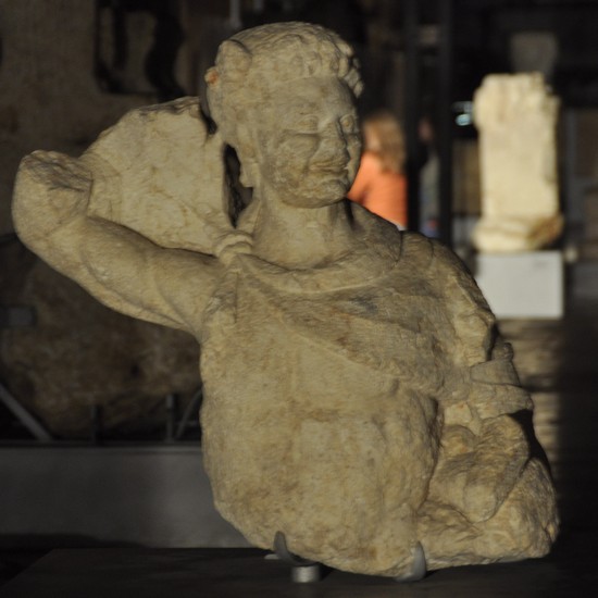 Baalbek, Statue of a horseman