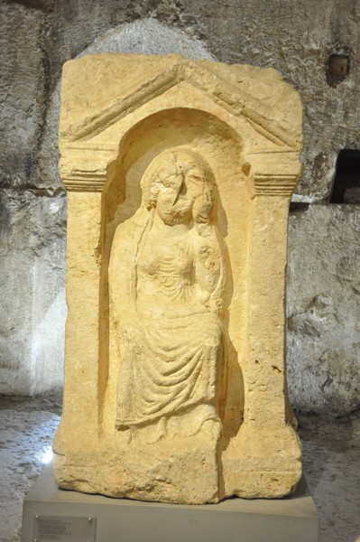 Baalbek, Temple of Venus, Relief of a mourning woman