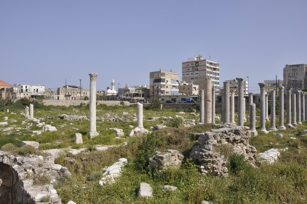 Tyre, City, Octagonal building, Surrounding portico, seen from the south