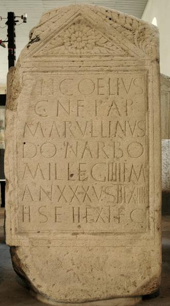 Mainz, Tombstone of Gn. Coelius of IIII Macedonica