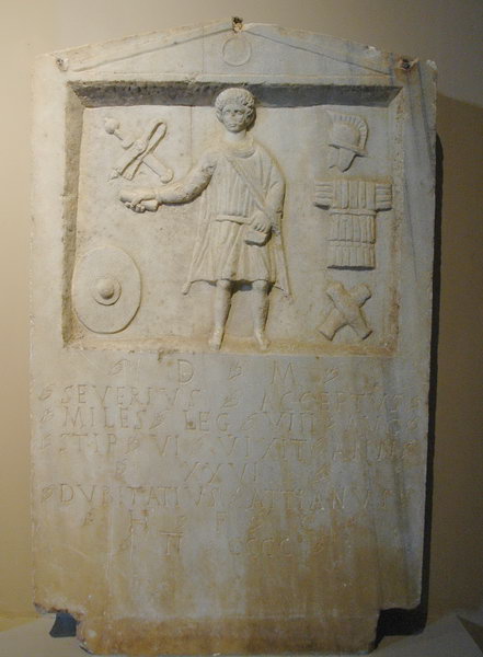 Chalcedon, Tombstone of Severius Acceptus of VIII Augusta