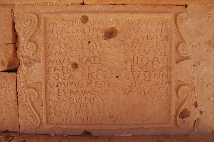 Ghirza, Mausoleum North C, inscription
