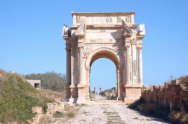 Lepcis, Arch of Septimius Severus, SE