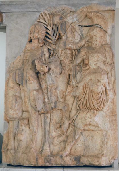 Lepcis, Arch of Septimius Severus, SE, frieze (2)