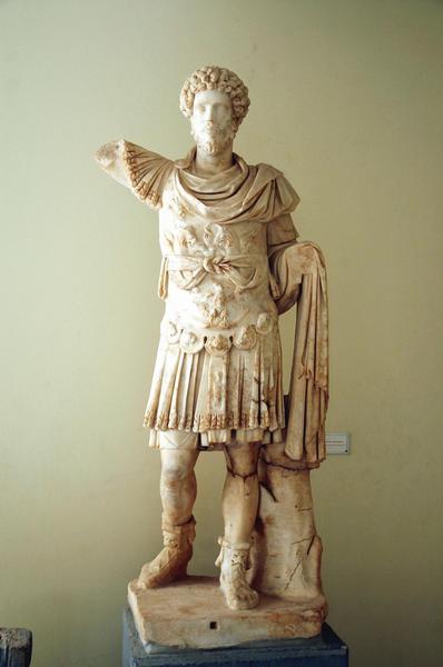 Lepcis Magna, Marcus Aurelius as a young emperor