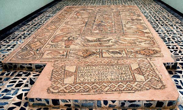 Qasr Libya, East church, Annex mosaic
