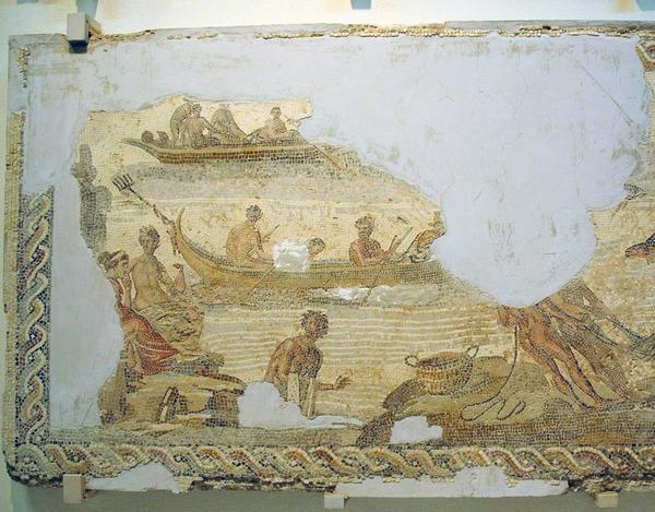 Villa of the Nile Mosaic, third mosaic (1)