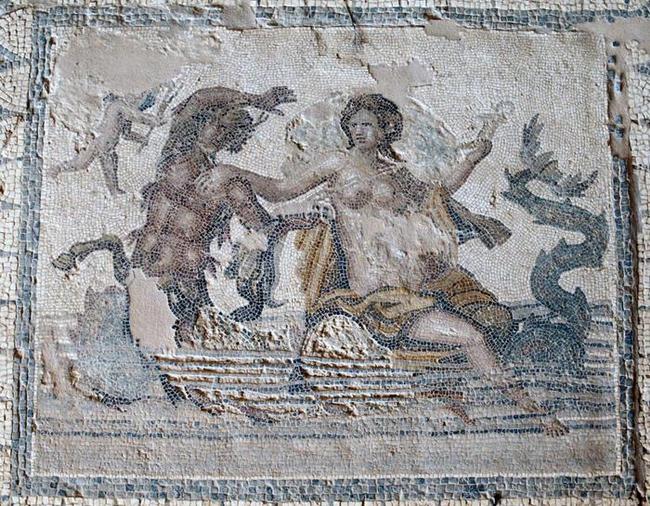 Villa Selene, Mosaic of Amphitrite (1)
