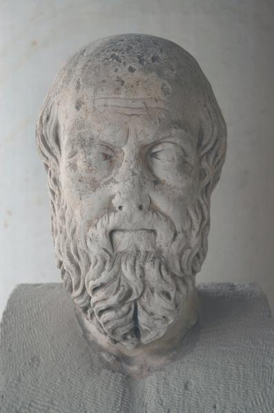 Athens, Agora, Portrait of Herodotus of Halicarnassus