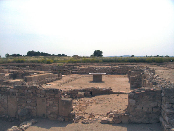Emporiae, Roman town, baths