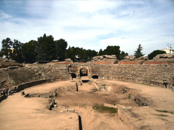 Augusta Emerita, Amphitheater, arena (2)