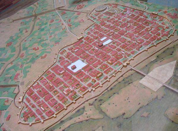 Augusta Merita, Model of the ancient city