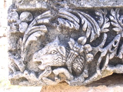 Diocaesarea, temple of Zeus, decoration: a sheep