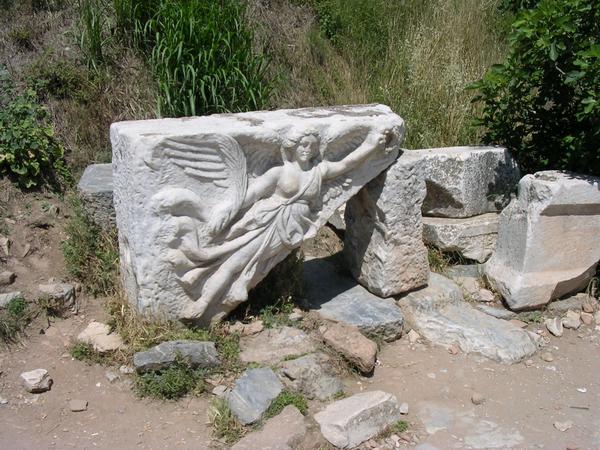 Ephesus, Street of the Curetes, Relief of Nike