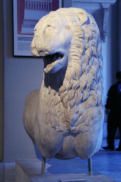 Halicarnassus, Mausoleum, Lion (1)